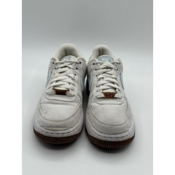 Nike Air Force 1 '07 Low SE Indigo Womens 6 Sneakers White Canvas CZ0269-100 - Picture 2 of 9